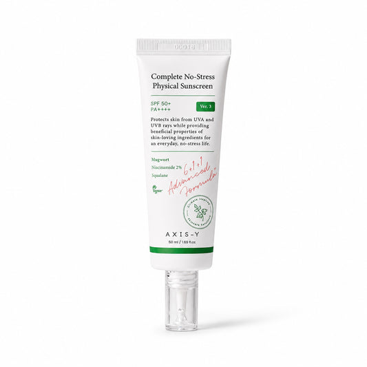 Axis-Y Complete No-Stress Physical Sunscreen SPF50+ 50ml