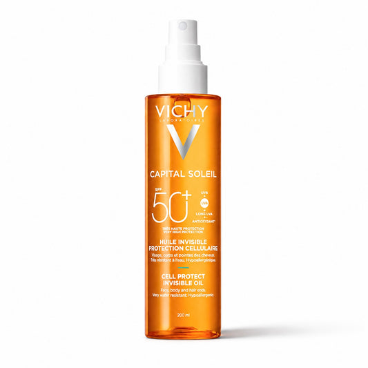 Vichy Capital Soleil SPF 50+Cell Protect Invisible Oil - 200ml