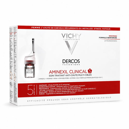 Vichy Dercos Aminexil Clinical 5 Women Anti-Hair Loss - 21