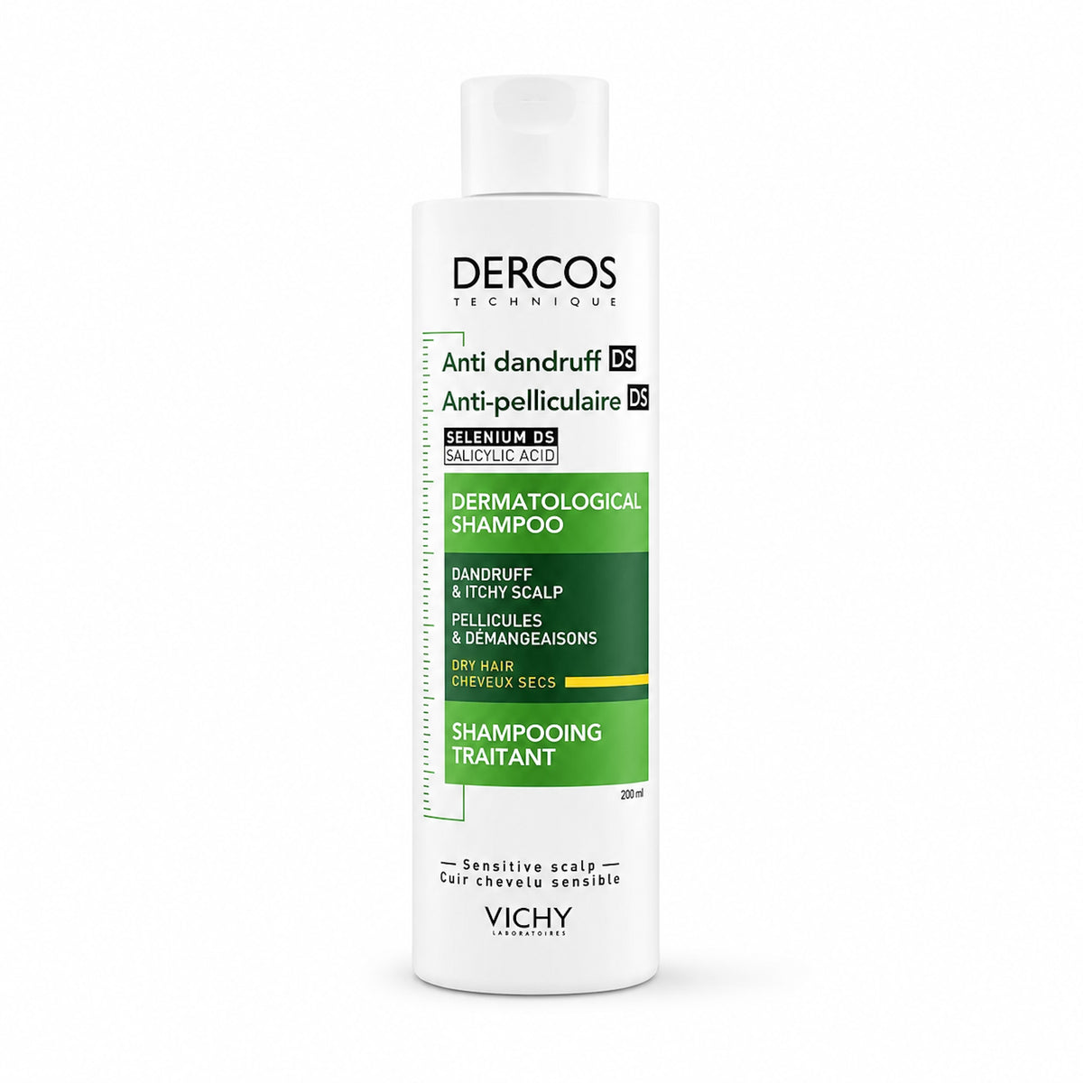 Vichy Dercos Anti Dandruff Shampoo For Dry Hair - 200ml